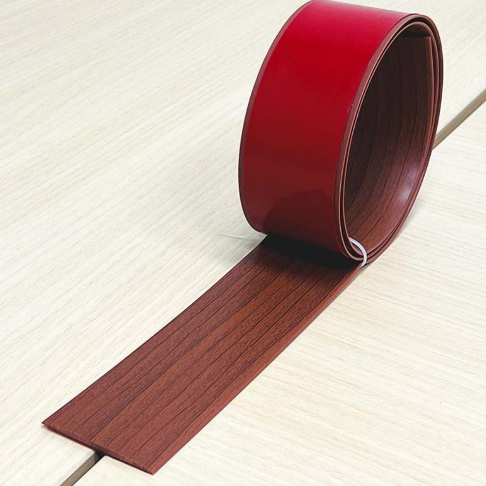 

1 Pc 1m/2m/3metersX4cm Wood Grain PVC Wooden Floor Transition Strip, Self-adhesive Edge Sealing StripThreshold Strip 1m