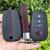 Silicone Car Key Case Cover For Toyota CHR Hilux Fortuner Land Cruiser 200 Camry Corolla Crown RAV4 Highland Accessories