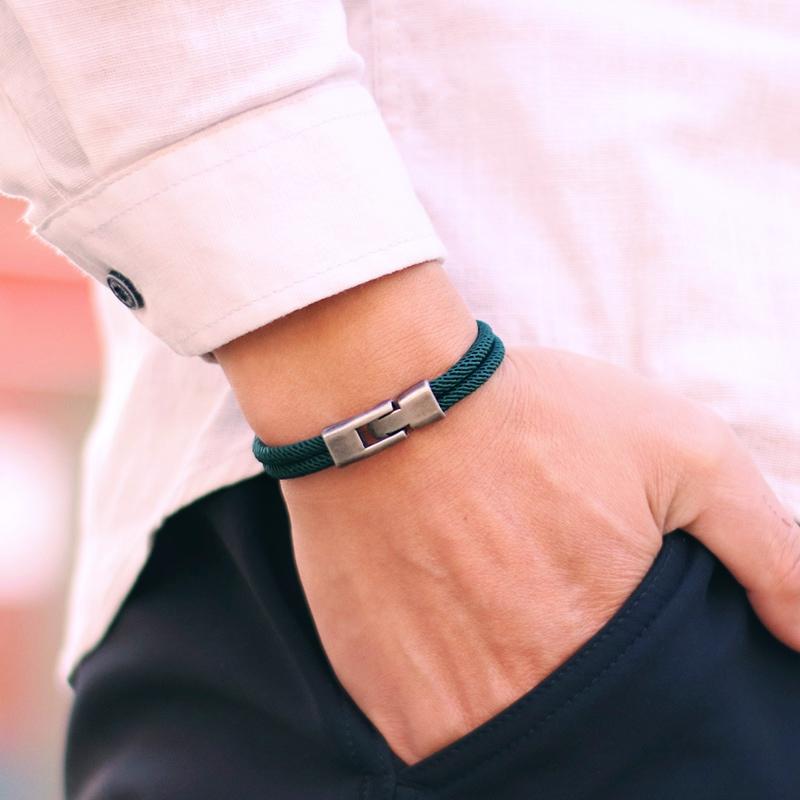 New In Men Rope Bracelets Vintage Macrame Braclet Festival Accessories Matching Wrap Braslet Gift For Him Pulseira Masculina