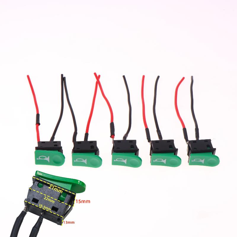 5Pcs Car Boat Automotive RV DIY Accessories Mini Rocker Switch 24V ON OFF Switch With Wire 3A Toggle Switch