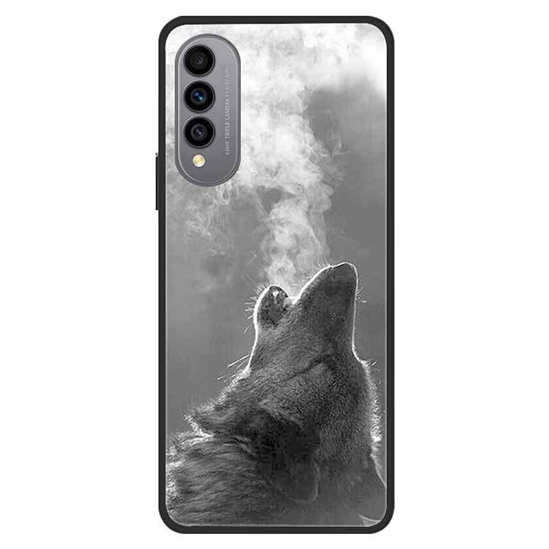 For WIKO T50 Case T 50 Soft silicone TPU Back Cover For Wiko T50 W-P861-01 W-P861-02 Phone Case WikoT50 Black Protective Painted