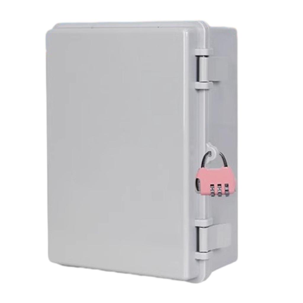 High Strength Plastic Outdoor Electrical Enclosures Weather Resistant Locking Cover For Garden Camping Installations