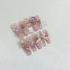 Pure Hand-wearing Armor High-end Bear Manicure Gypsum French High-tech Manicure Patch Can Be Removable