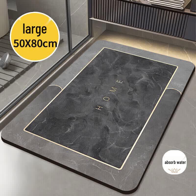 Chuangmaishi Absorbent Non-Slip Bathroom Mat