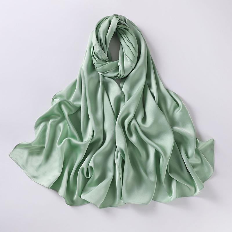 Spring Muslim Modal Chiffon Jersey Hijab for Women Plain Soft Shawls Scarves Big Size Headscarf Islamic Turban Headband Abaya