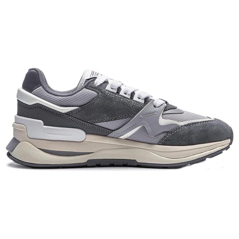 Li Ning 001 Chuxin V2 Casual Versatile Non-Slip Wear-Resistant Low-Top Sneakers Men sneakers Iron-Grey AGCT501-4