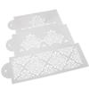 Reusable Cake Decorating Templates for Desserts Coffee Art Baking Birthday Party Lace Floral Designs Pastry DIY Decorating Tools