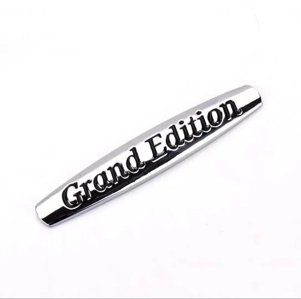For Mercedes Benz 3D Metal Grand Edition Avantgarde Letters Side Fender Emblem Badge Sticker Decals for Mercedes Benz W204 W205 W213 W211 W210 ML