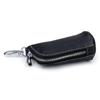 Women's Genuine Leather Cowhide Key Case - Compact Cylinder for Car and House Keys, Multifunctional and Soft
