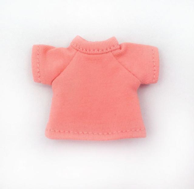 1 Pieces New ob11 bjd Doll Clothes T-shirt Denim shorts for 1/12 bjd obitsu11ob11 molly doll accessories Clothing