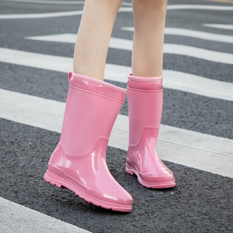 Spring and summer four seasons can wear fashionable adult rain shoes women's fashion versatile low tube non-slip waterproof shoes trend