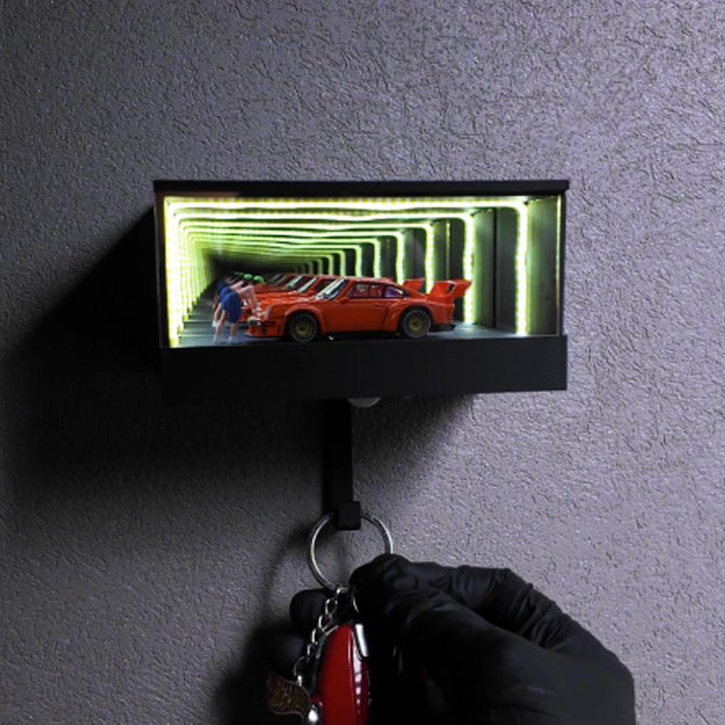 Garage Keychain Hanger Decoration LED Lighting