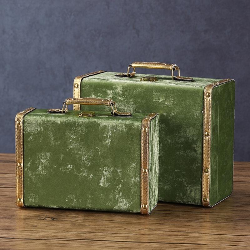 Fashionable Decorative Leather Storage Case Retro Styles Organizers for Jewelry and Storage Solution in Elegant Color