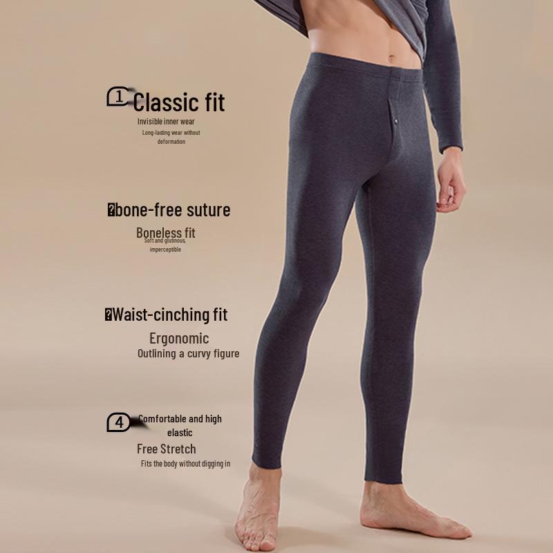 Men's Bayerde Cashmere Seamless Heat-Generating Leggings