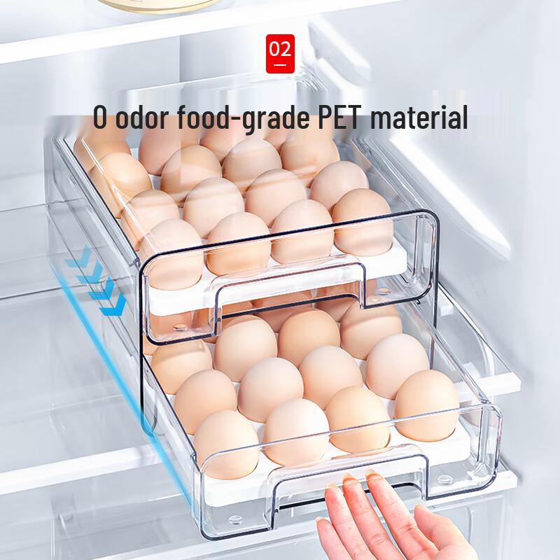 Japanese Double-Layer Refrigerator Egg Storage Box