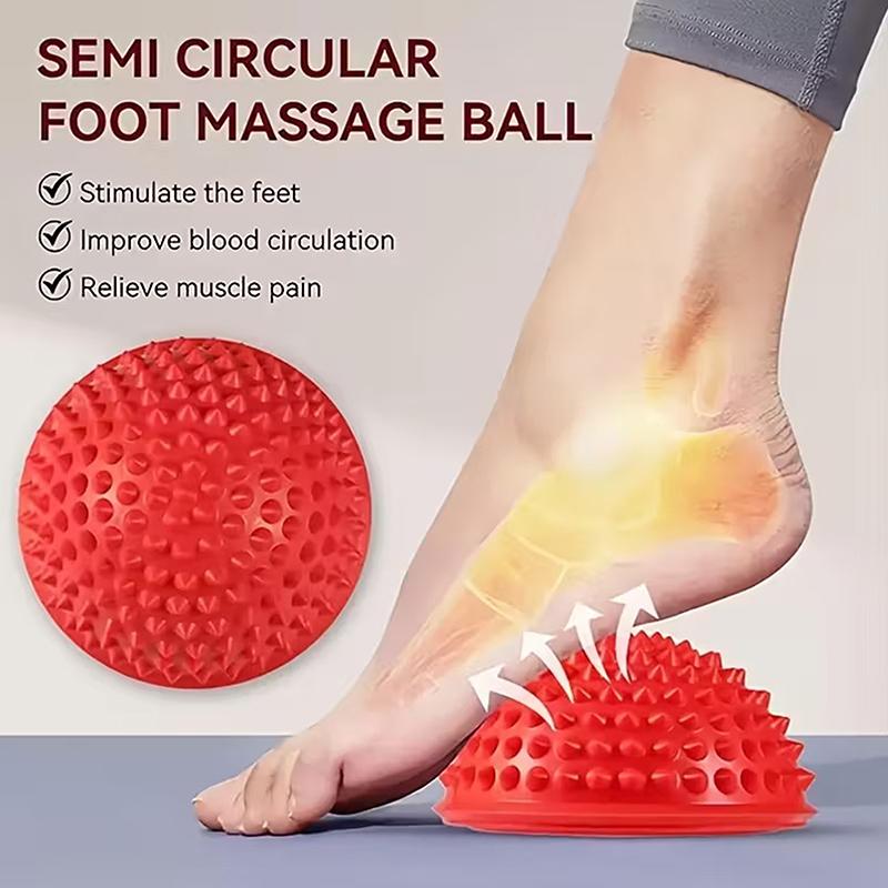 Palla Semisfera Gonfiabile per Massaggio Allenamento Equilibrio Palla Tattile Palla Fitness Trainer Core Antiscivolo per Yoga Pilates Allenamento a Casa