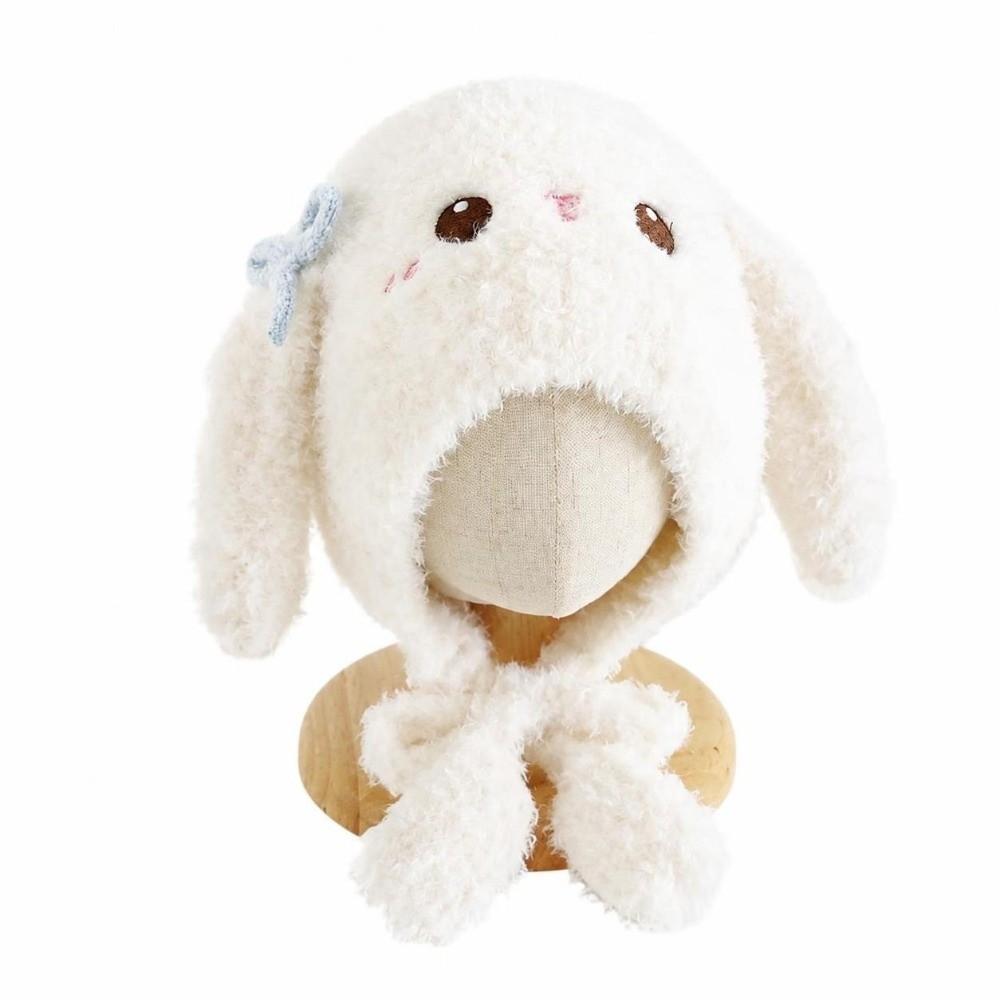 Windproof Long-eared Rabbit Kid's Hat Toddler Caps Ear Protection Hat Beanie Hat  for Boys Girls