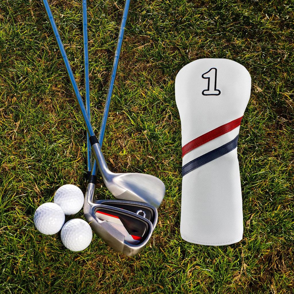 Golf Club Head Cover Accessories Durable Easy on Off Cover, with Number Tags,