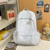 Schoolbag Korean version junior high school student college student backpack women's casual simple schoolbag fashionable large capacity high value 