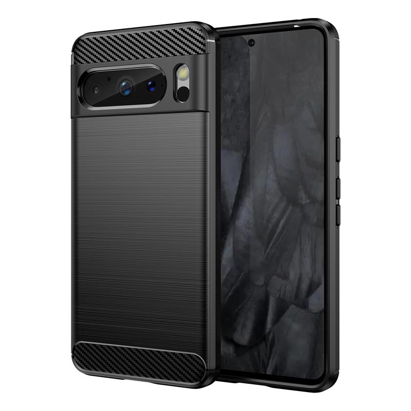 For Cover Google Pixel 8 Pro Case For Google Pixel 8 Pro Bumper Silicone Carbon Fiber Back Case For Google Pixel 8 7 6 Pro Cover