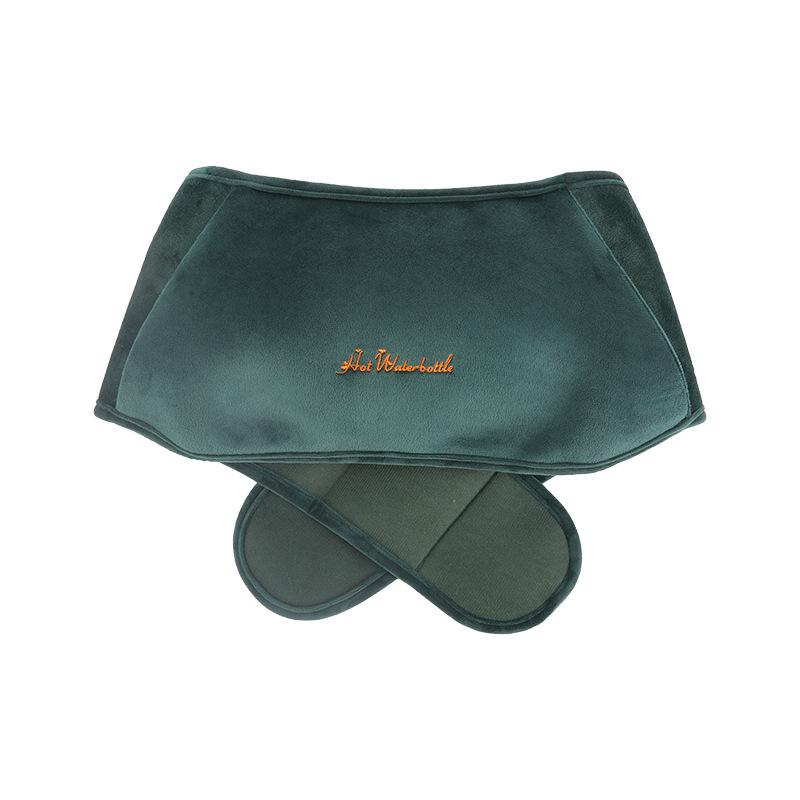 Portable High-Density PVC Hot Water Bag with Plush Cover - Explosion-Proof Winter Hand Warmer