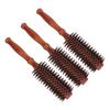 3pcs Round Nylon Brush Prevent Static Heat Resisting Balancing Oil Bangs Comb for Salon Home