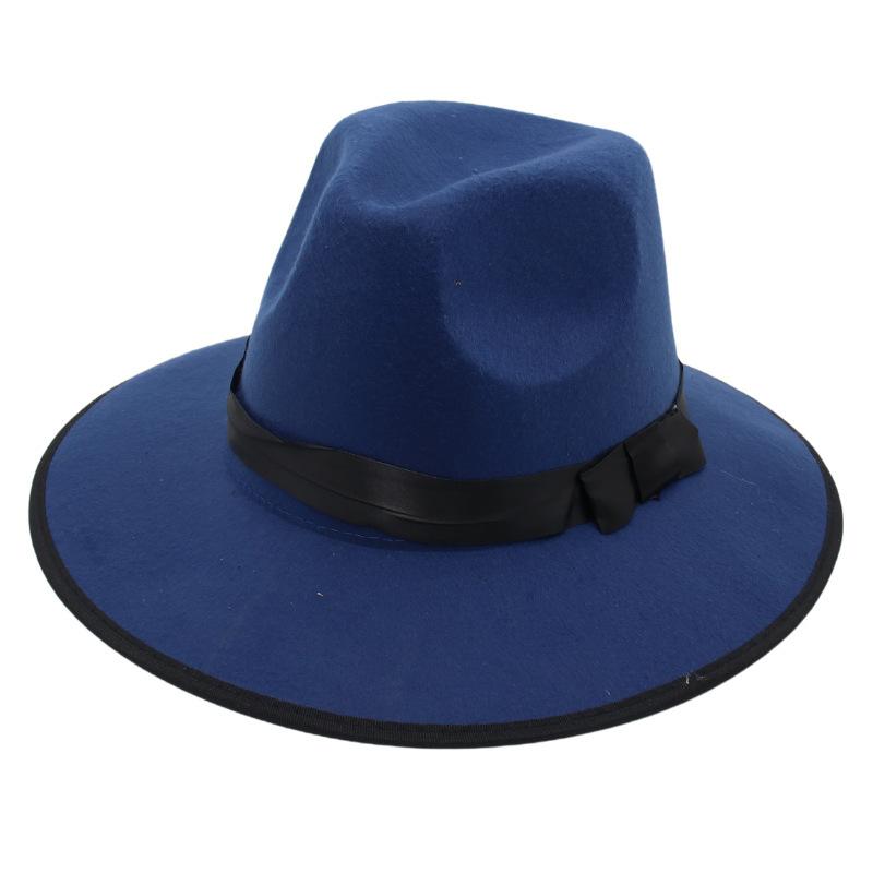 Top Hat Jazz Hat Male And Female Knight Hat Felt Hat Nostalgic Wool Hat Shanghai Beach Gambler Hat