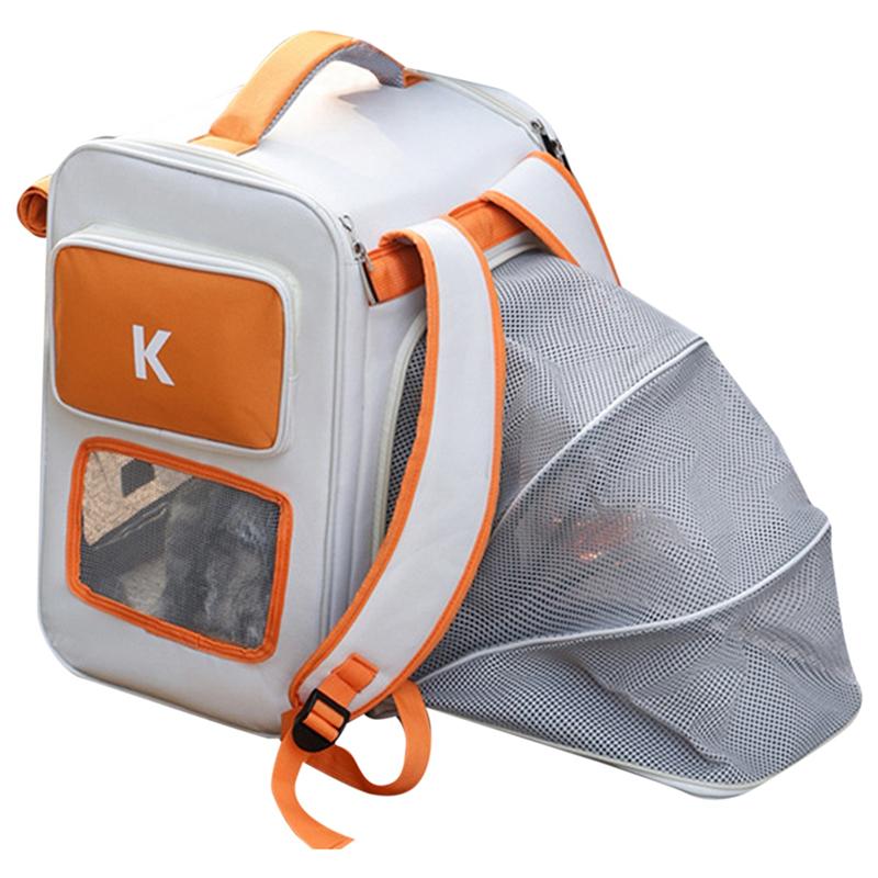 

Pet Travel Bag Cat Carrier Bag Large Capacity Expandable Backpack Breathable Foldable Portable Suit For Pets 7.5Kg A