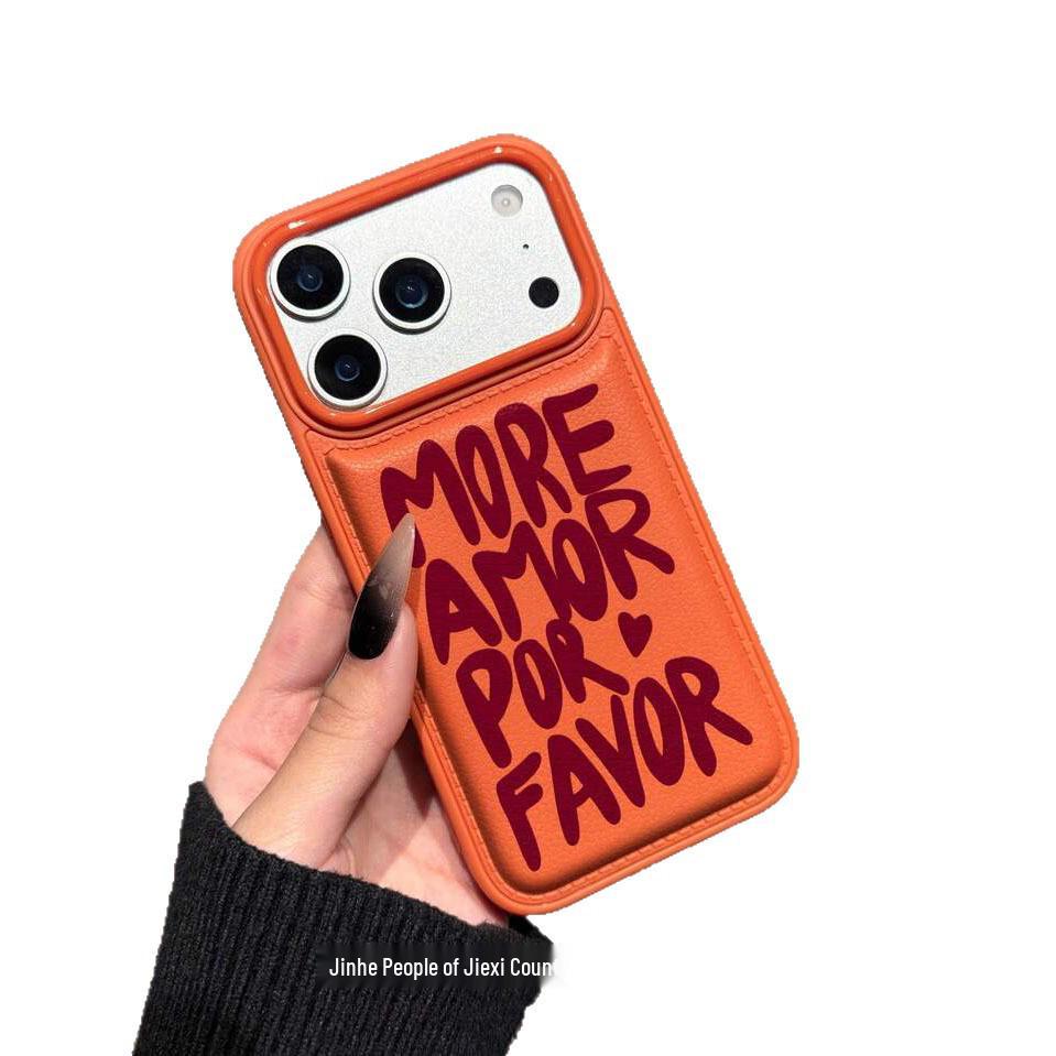 

English Apple Silicone Phone Case - Compatible with iPhone 14 Pro Max, 15, 16, & 17, Full Coverage 16PROMAX