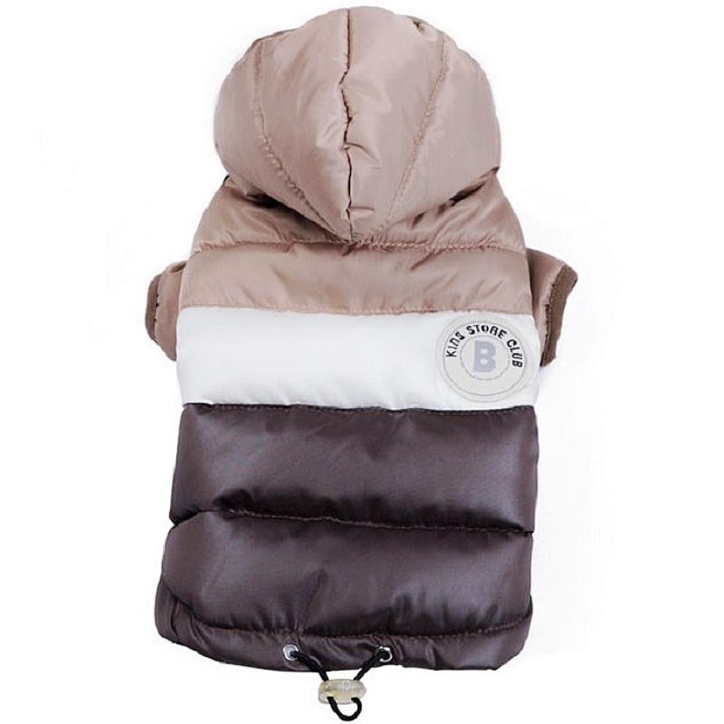 Padded Winter Warm Dog Clothes Fashion Dog Coat Jacket Pet Puppy Down Jacket Soft Cat Coat Pet Costumes French Bulldog Clothes
