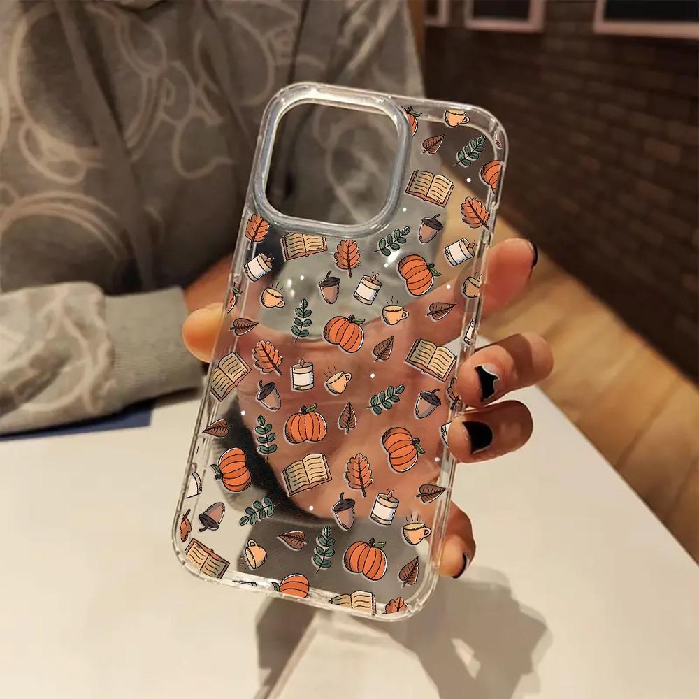 

Fall Decor Autumn Aesthetic Clear Phone Case for iPhone 17 16 11 15 14 Pro Max XR XS 7 8 Plus 16 Transparent Bumper Cover iPhone SE (2020)