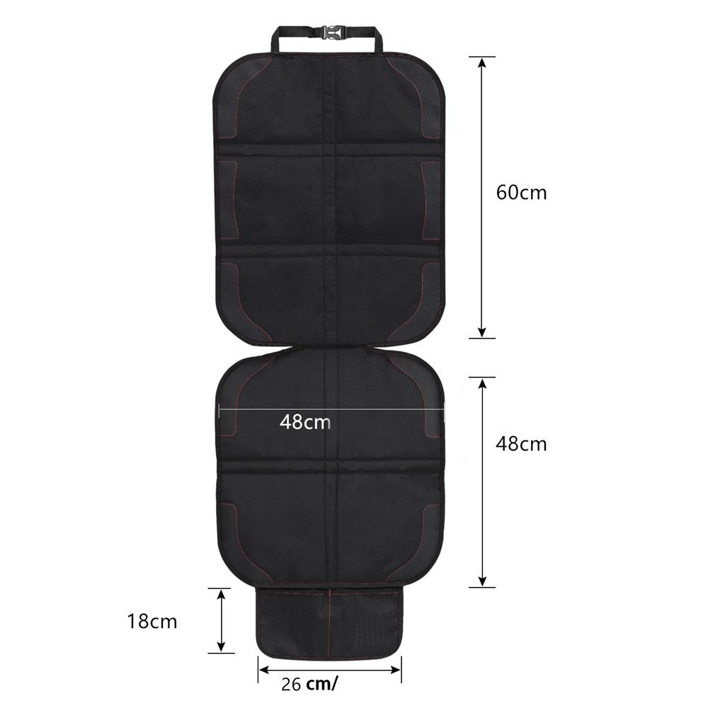 With Storage Bag Anti Scratch Oxford PU Leather Child Safety Seat Mat Car Seat Protective Cover Anti-Slip Pad For Baby Kids