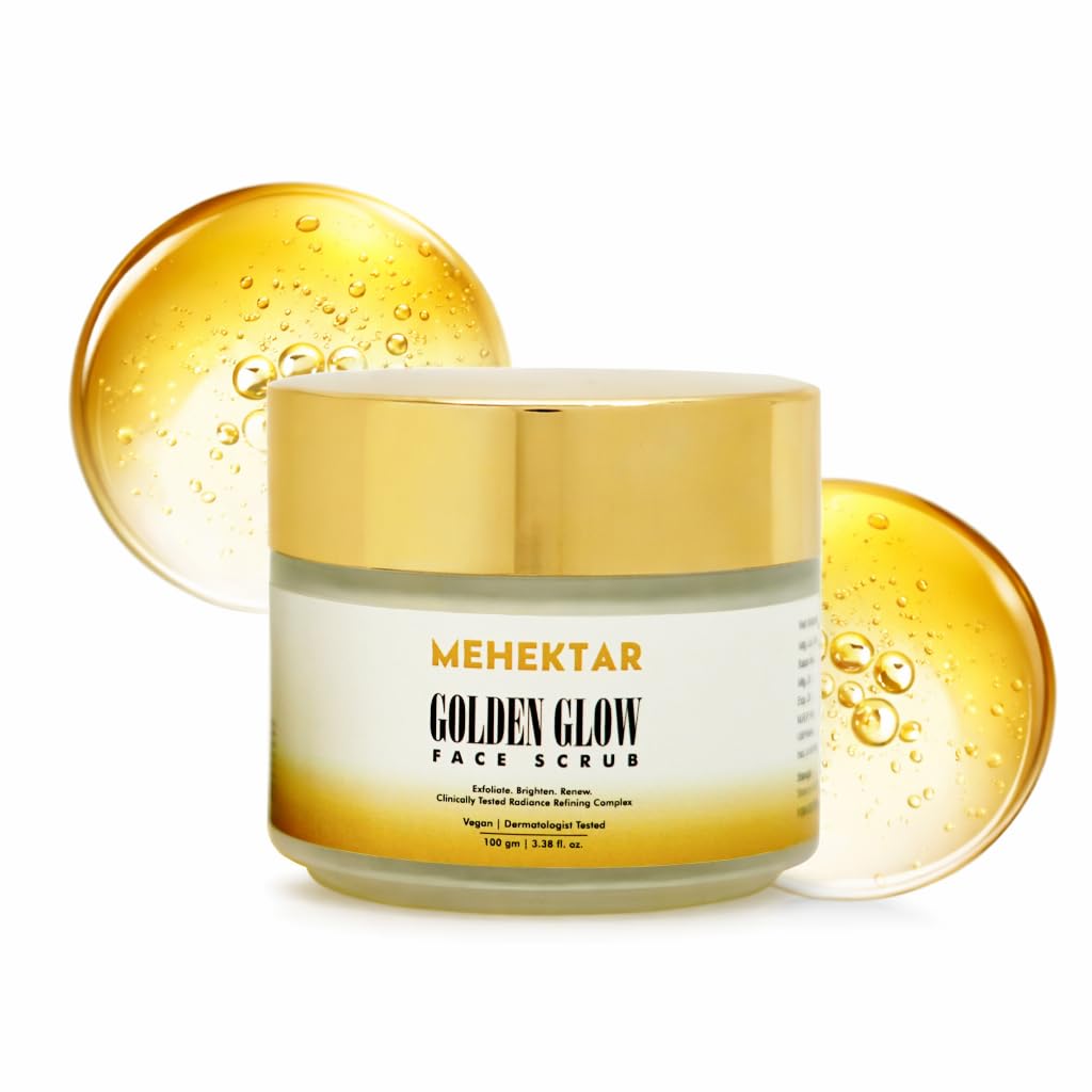 MEHEKTAR AHA BHA Face Scrub with Niacinamide, Salicylic Acid, Glycolic & Lactic Acid | De-Tan, Blackhead Removal & Pore Cleansing | Brightening & A