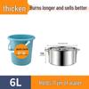 304 Stainless Steel Sealed Multi-purpose Storage Bucket