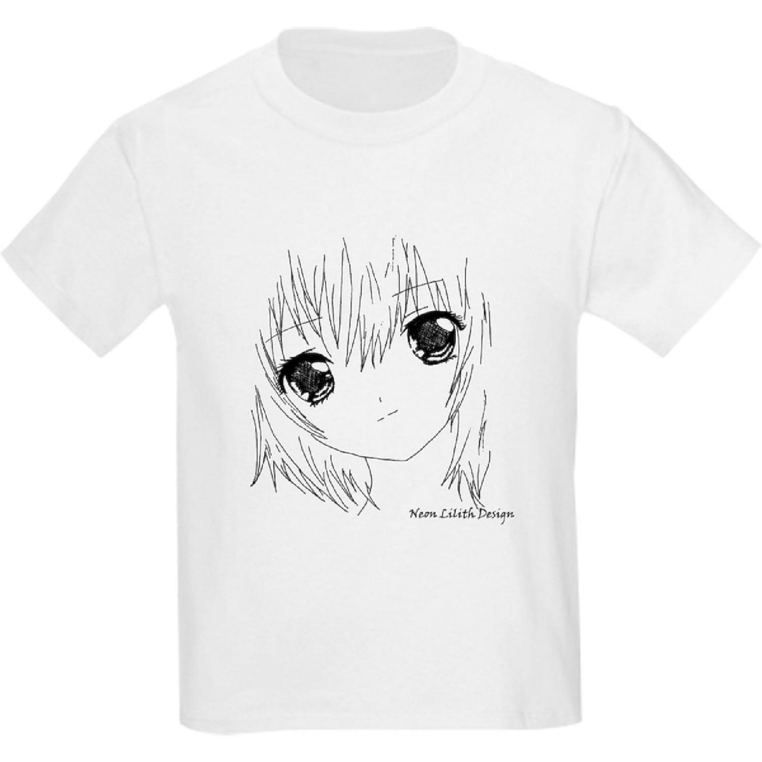 CafePress Neon Lilith Manga Girl T Shirt Youth Kids Cotton T-Shirt S