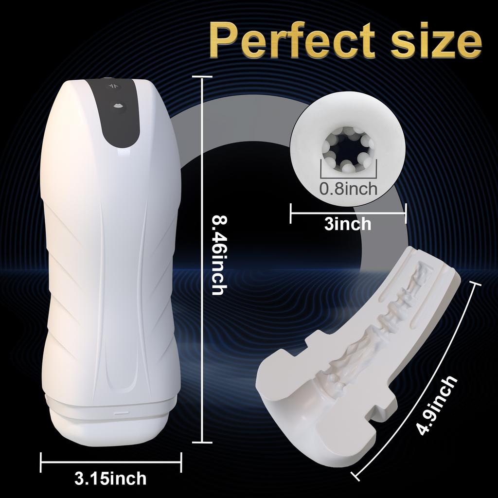 Automatic Male Masturbator Cup Real Vagina Pocket Pussy Oral Sex Toys For Men Automatic Blowjob Sucking Machine