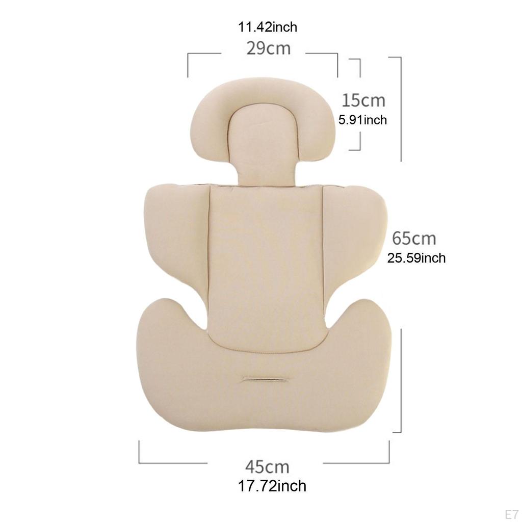 Všestranná praktická podložka do autosedačky pro novorozence do kočárku, šedá