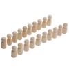 20pcs Wooden Peg Dolls Uned Angel Shape Toddler Wood Doll Bodies for Children   Craft Toys Gifts Graffiti