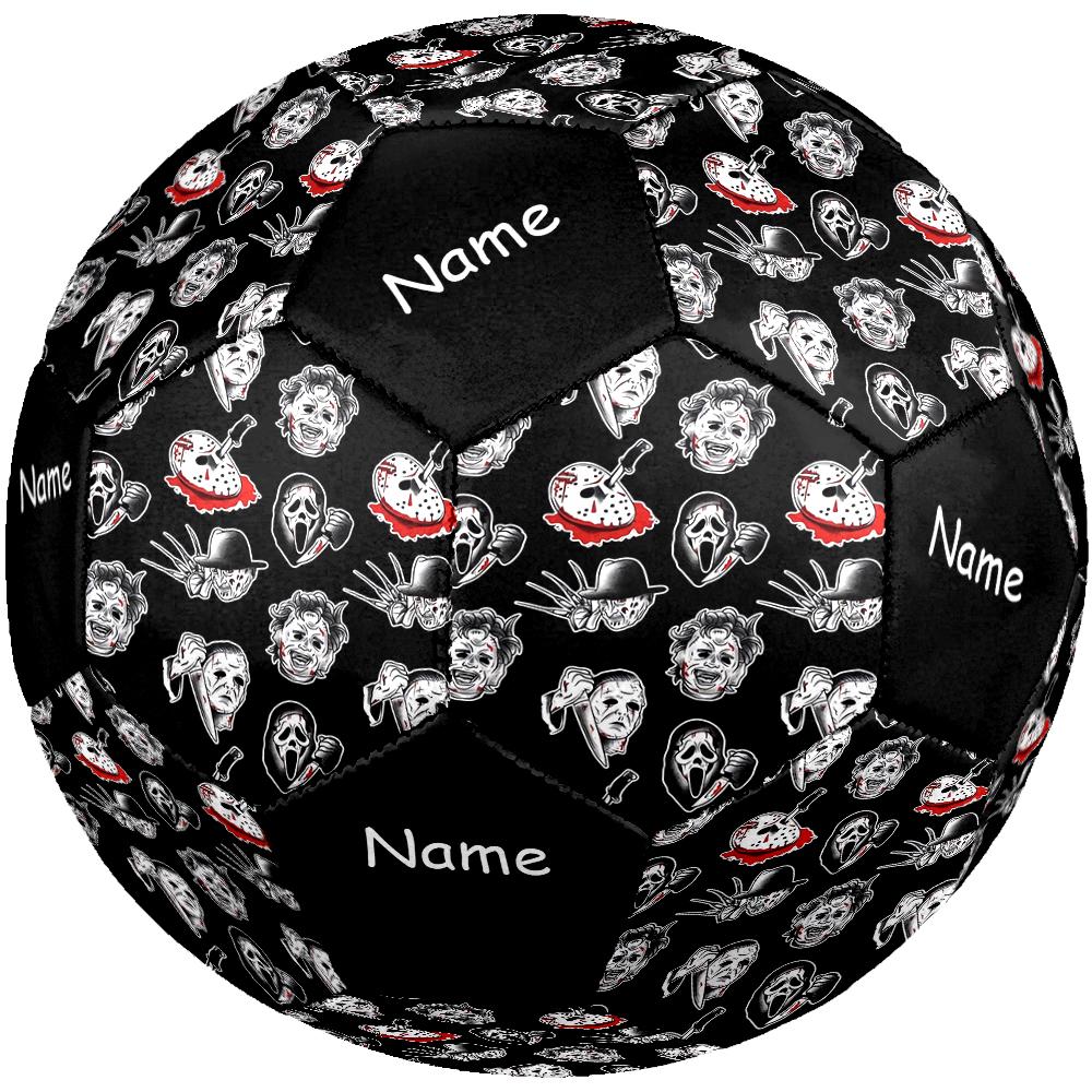 Custom Name Halloween Horror Theme Size 5 Soccer Ball, Suitable for Both Indoor and Outdoor Matches, a Gift Suitable for Everyone.
