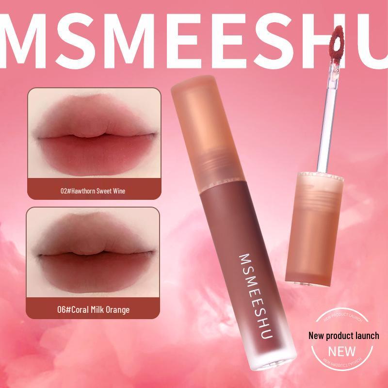 Honey Beam Velvet Matte Lip Mousse – Milchkaffee Nude Aufhellender Lippenstift für Herbst/Winter