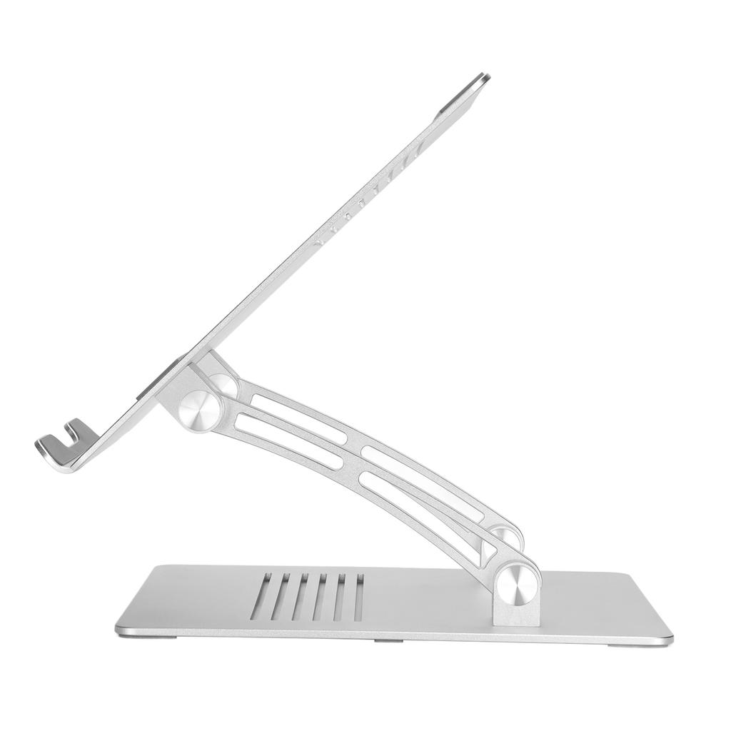 Laptop Stand Adjustable Portable Multifunctional Aluminum Alloy Silver Computer Cooling Bracket for