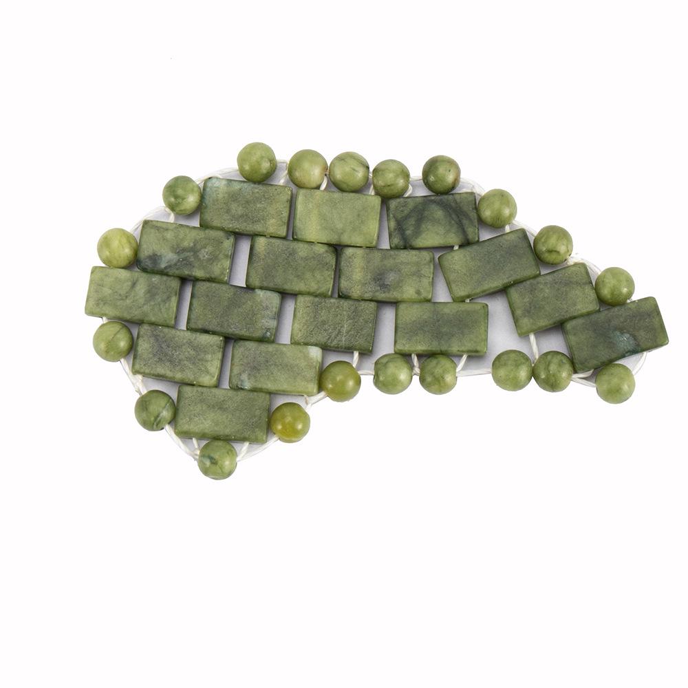 Green Phoenix Jade Eye Massage Patch - Handmade Cold/Hot Compress Eye Mask with Essential Oils for SPA and Beauty Therapy.
