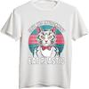 New Arrived Unisex Crew Neck Tshirt Black Save The EnvironUnisext Eat Plastic Cat Everyday For Unisex Tee Shirt Male Summer Teeshirt