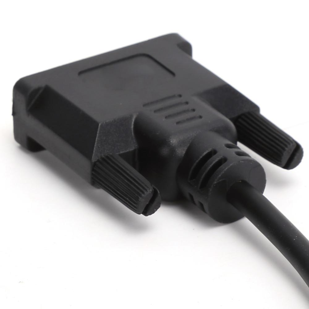 DVI 24+1 to VGA DVI-D to VGA Adapter Plug and Play Conversion Cable for Desktop Tablet Computer
