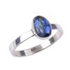 Natural Kyanite Gemstone Handmade 925 Solid Sterling Silver Ring Size 9 R9F53