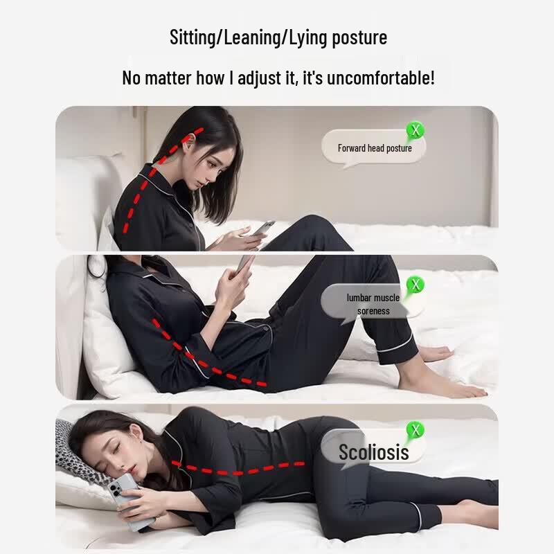 AUX Heated Memory Foam Massage Pillow CN plug (adapter included)