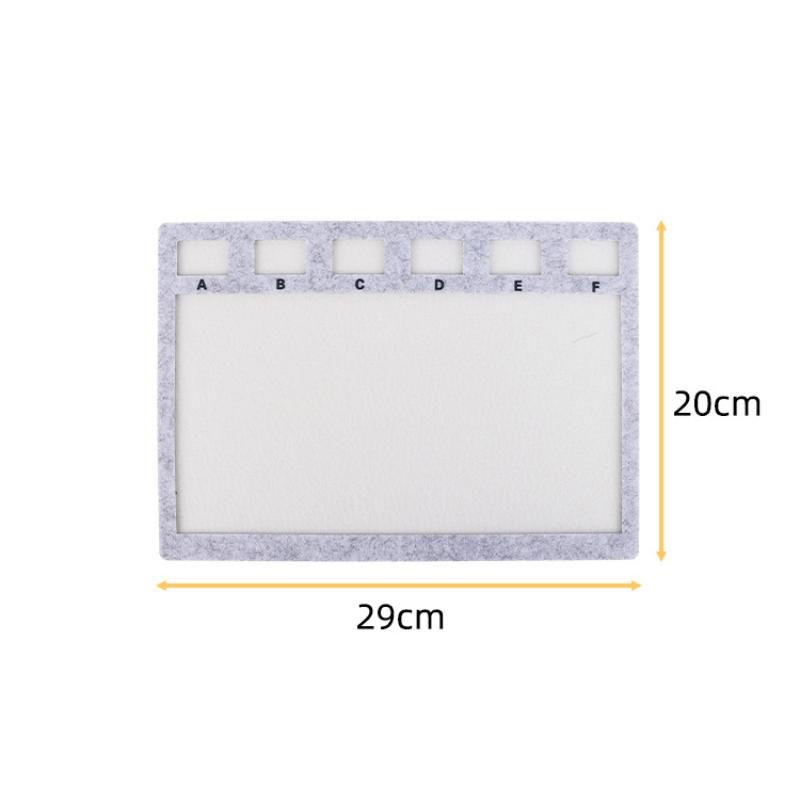 Felt Beading Mat Rectangle Felt Bead Design Boards With Centimeter Alphabetic Scale Beads Tray Bead Pads For Art Crafts