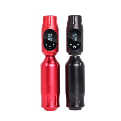 Wireless Tattoo Machine Kit Short Mini Pen Rotary Set RCA Jack LED Portable Tattoo Battery 2000mHa Power Supply For Body Art