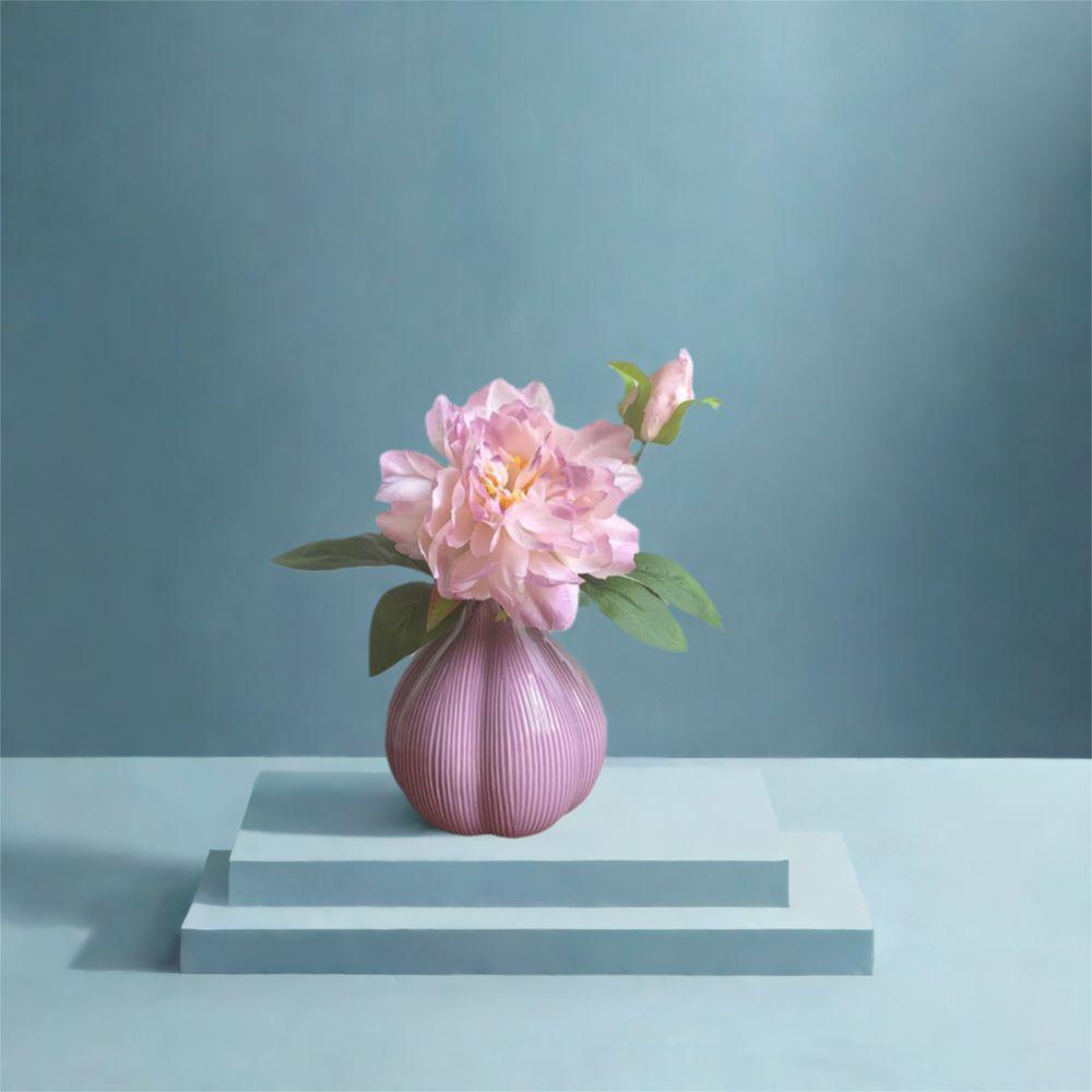 Modern Onion Ceramic Vase Minimalist Flower Pot Creative Garlic Shape Vase  Dried Flower