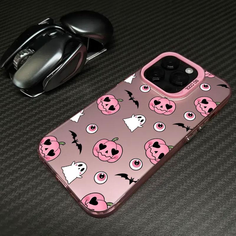 

Pumpkin Halloween Happy Coque For Apple iPhone 17 16 15 14 13 12 11 Pro Plus Max 17 Air 16E Shockproof Matte Case Phone Cover iPhone 12 Pro